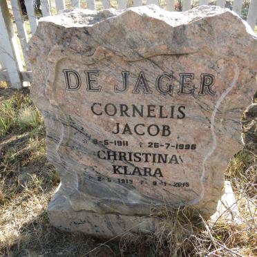 JAGER Cornelis Jacob, de 1911-1996 & Christina Klara 1913-2015