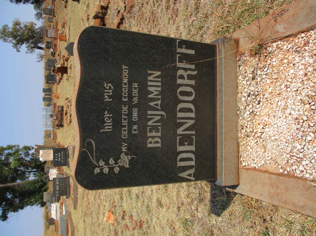 ADENDORFF Benjamin 