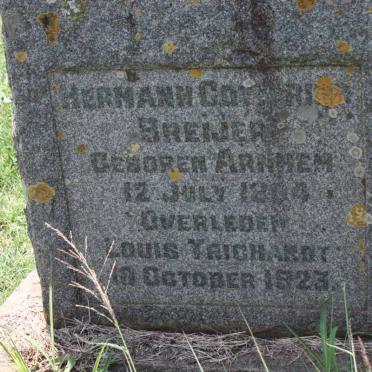 BREIJER Hermann Gottfried 1884-1923