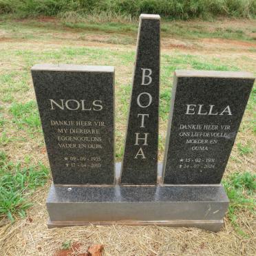 BOTHA Nols 1935-2003 & Ella 1931-2024