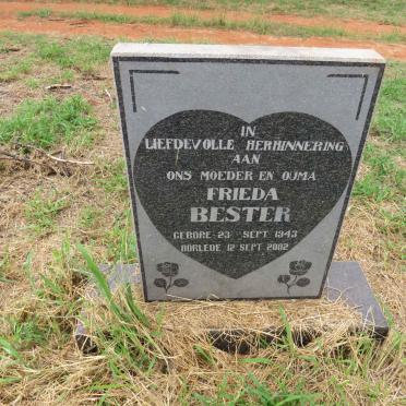 BESTER Frieda 1943-2002