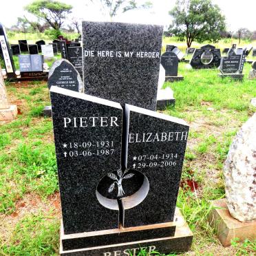 BESTER Pieter 1931--1987 & Elizabeth 1934-2006