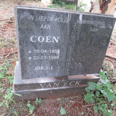 ECK Coen, van 1958-1999