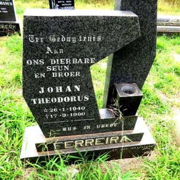 FERREIRA Johan Theodorus 1940-1980