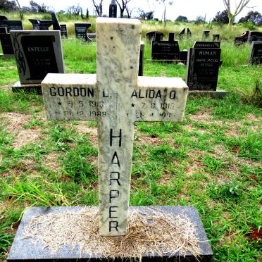 HARPER Gordon L. 1913-1989 & Alida O. 1915-1985