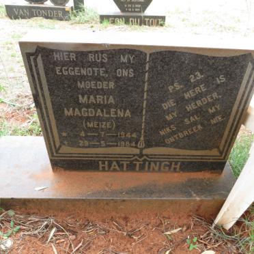 HATTINGH Maria Magdalena 1944-1984