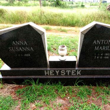 HEYSTEK Antonie Marius 1903-1981 & Anna Susanna 1908-