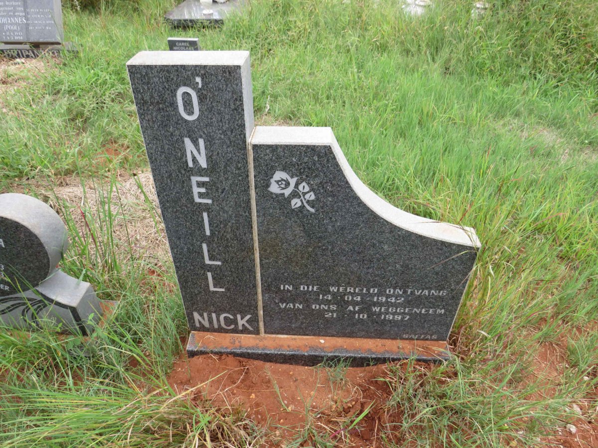 Ó'NEILL Nick 1942-1997