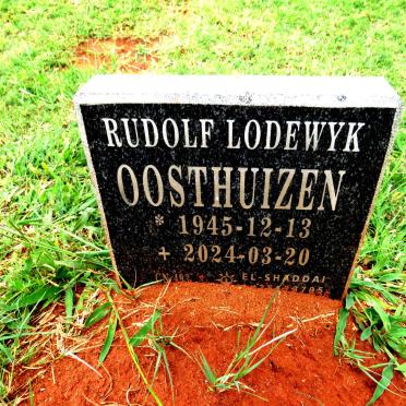 OOSTHUIZEN Rudolf Lodewyk 1945-2024
