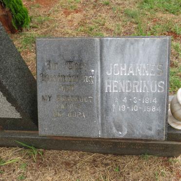 OOSTHUIZEN Johannes Hendrikus 1914-1984