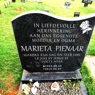 PIENAAR Marieta 1952-2018