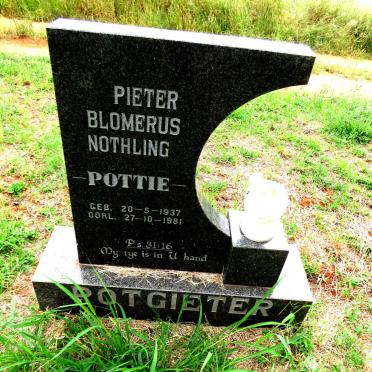 POTGIETER Pieter Blomerus Nothling 1937-1981