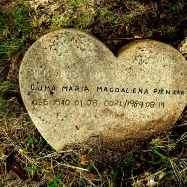 PIENAAR Maria Magdalena 1940-1989