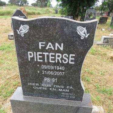 PIETERSE Fan 1940-2007