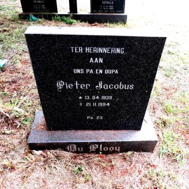 PLOOY Pieter Jacobus, du 1939-1994