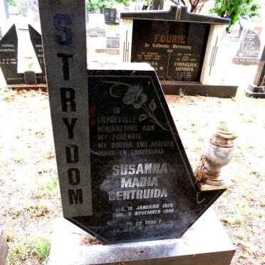 STRYDOM Susanna Maria Gertruida 1928-1995