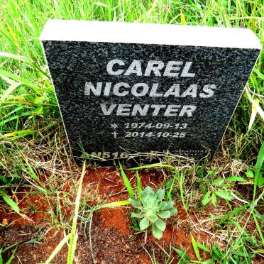 VENTER Carel Nicolaas 1974-2014