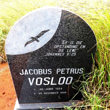 VOSLOO Jacobus Petrus 1934-1996