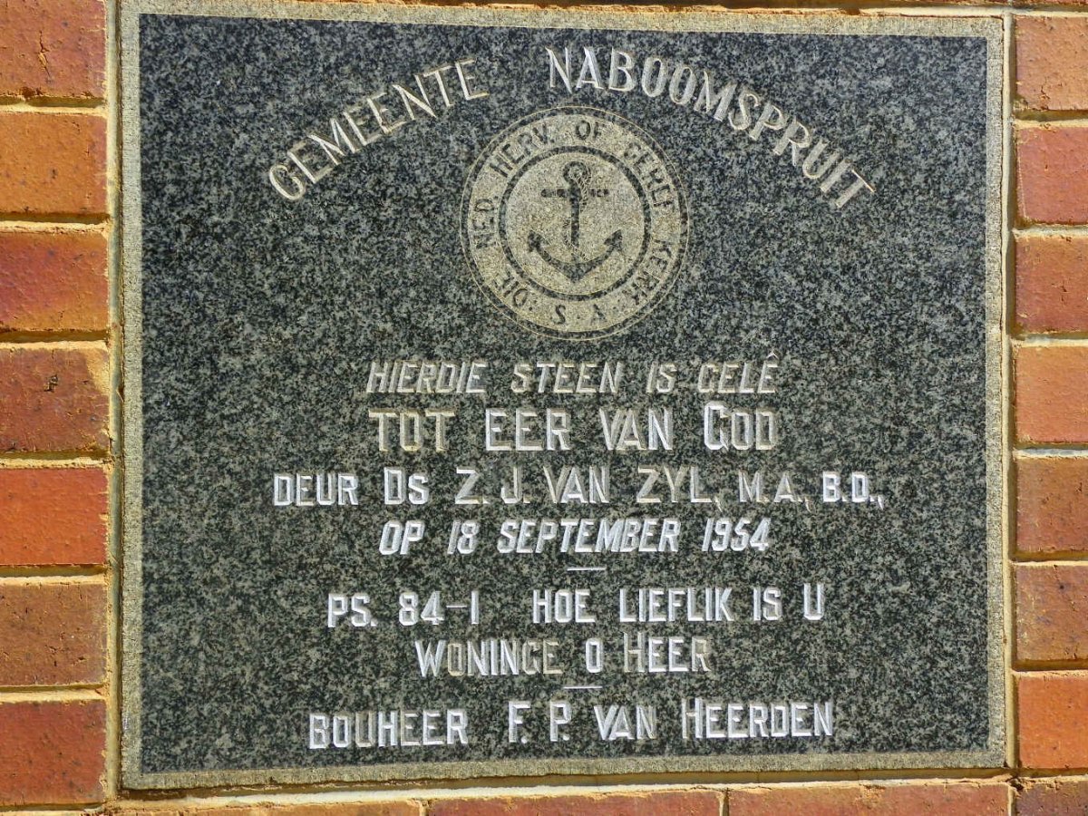5. Gedenksteen 1954