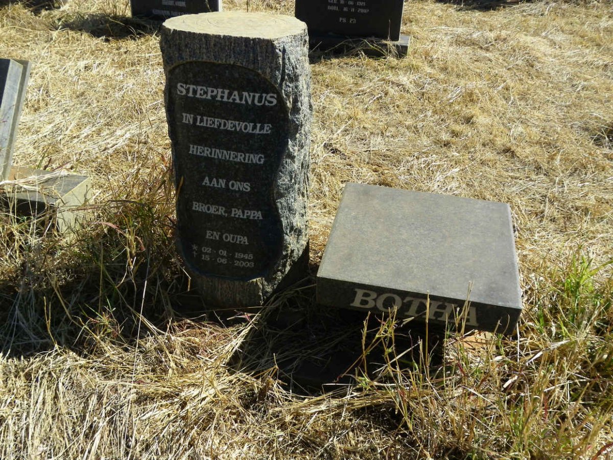 BOTHA Stephanus 1945-2003