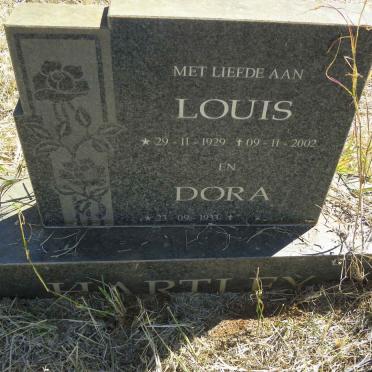 HARTLEY Louis 1929-2002 & Dora 1933-