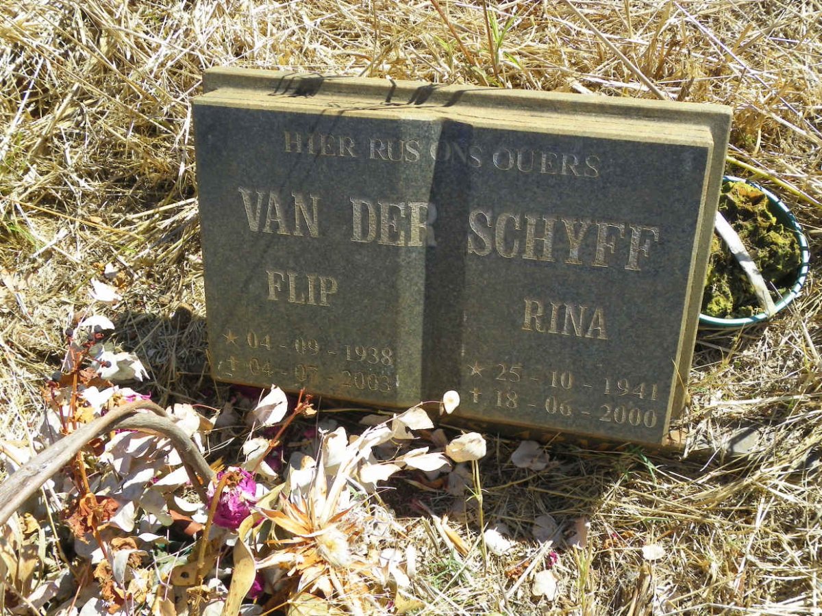 SCHYFF Flip, van der 1938-2003 & Rina 1941-2000