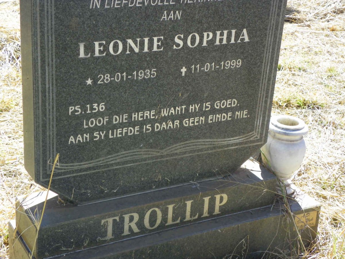 TROLLIP Leonie Sophia 1935-1999