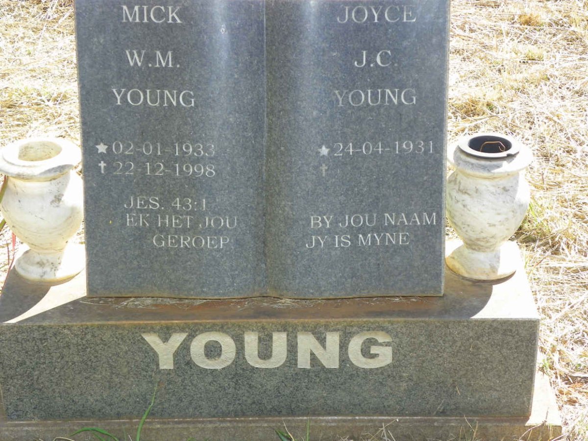 YOUNG W.M. 1933-1998 & J.C. 1931-