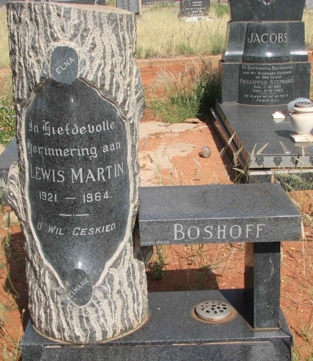 BOSHOFF Lewis Martin 1921-1964