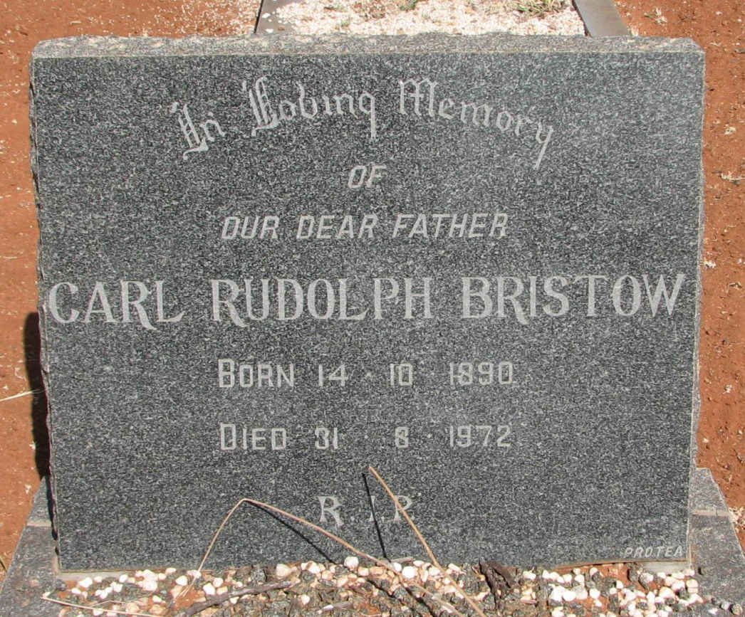 BRISTOW Carl Rudolph 1890-1972