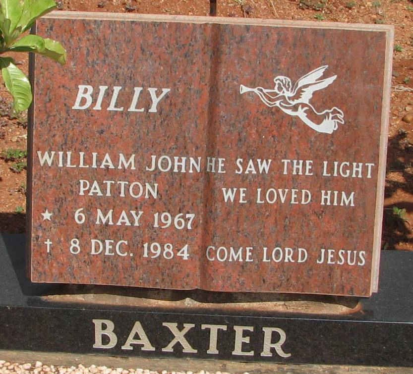 BAXTER WIlliam Johan Patton 1967-1984