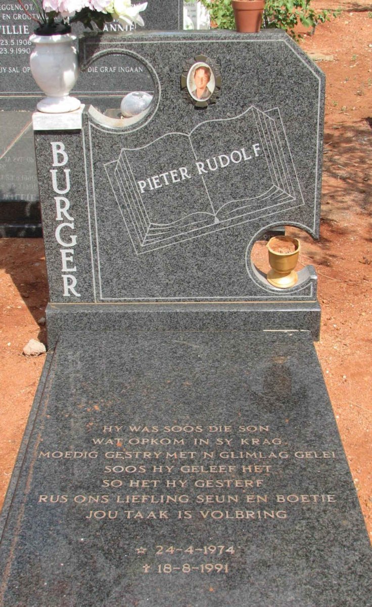 BURGER Pieter Rudolf 1974-1991