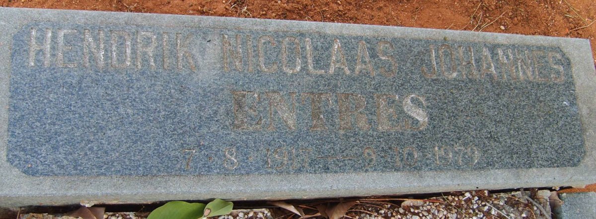 ENTRES Hendrik Nicolaas Johannes 1917-1979