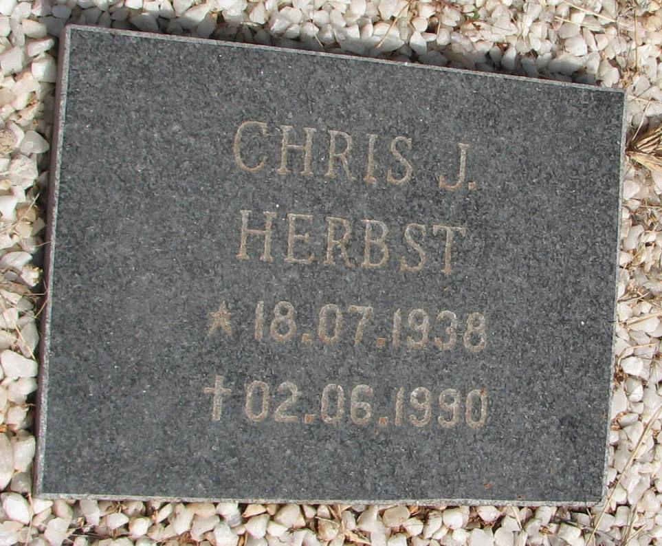 HERBST Chris J. 1938-1990