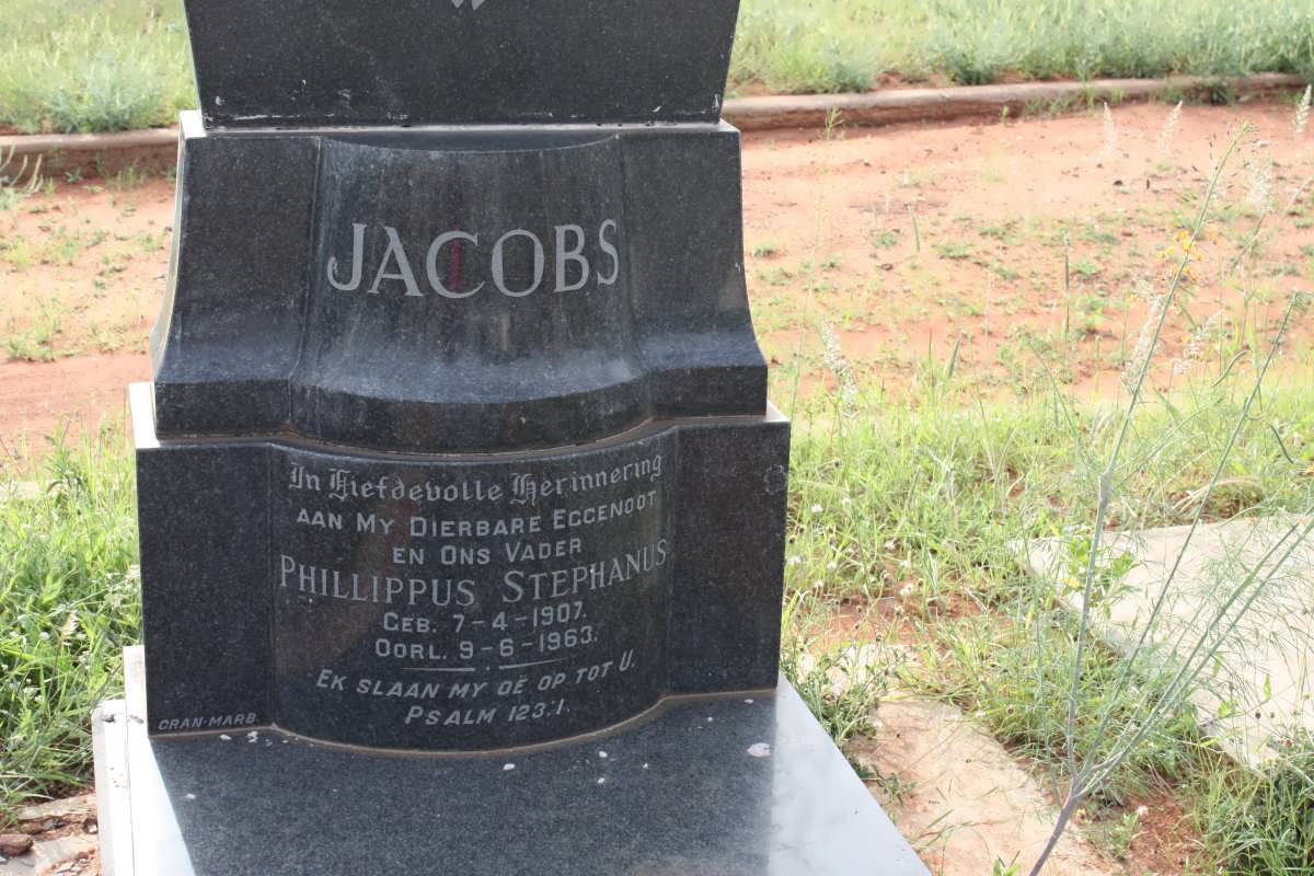 JACOBS Phillippus Stephanus 1907-1963