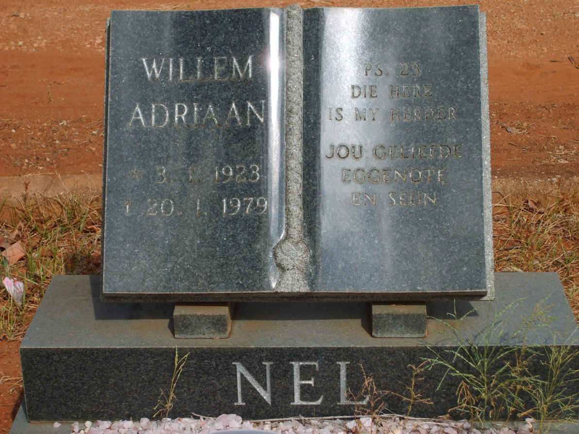 NEL Willem Adriaan 1923-1979