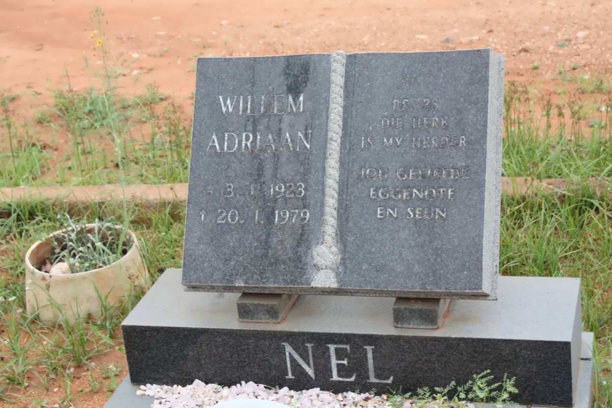NEL Willem Adriaan 1923-1979