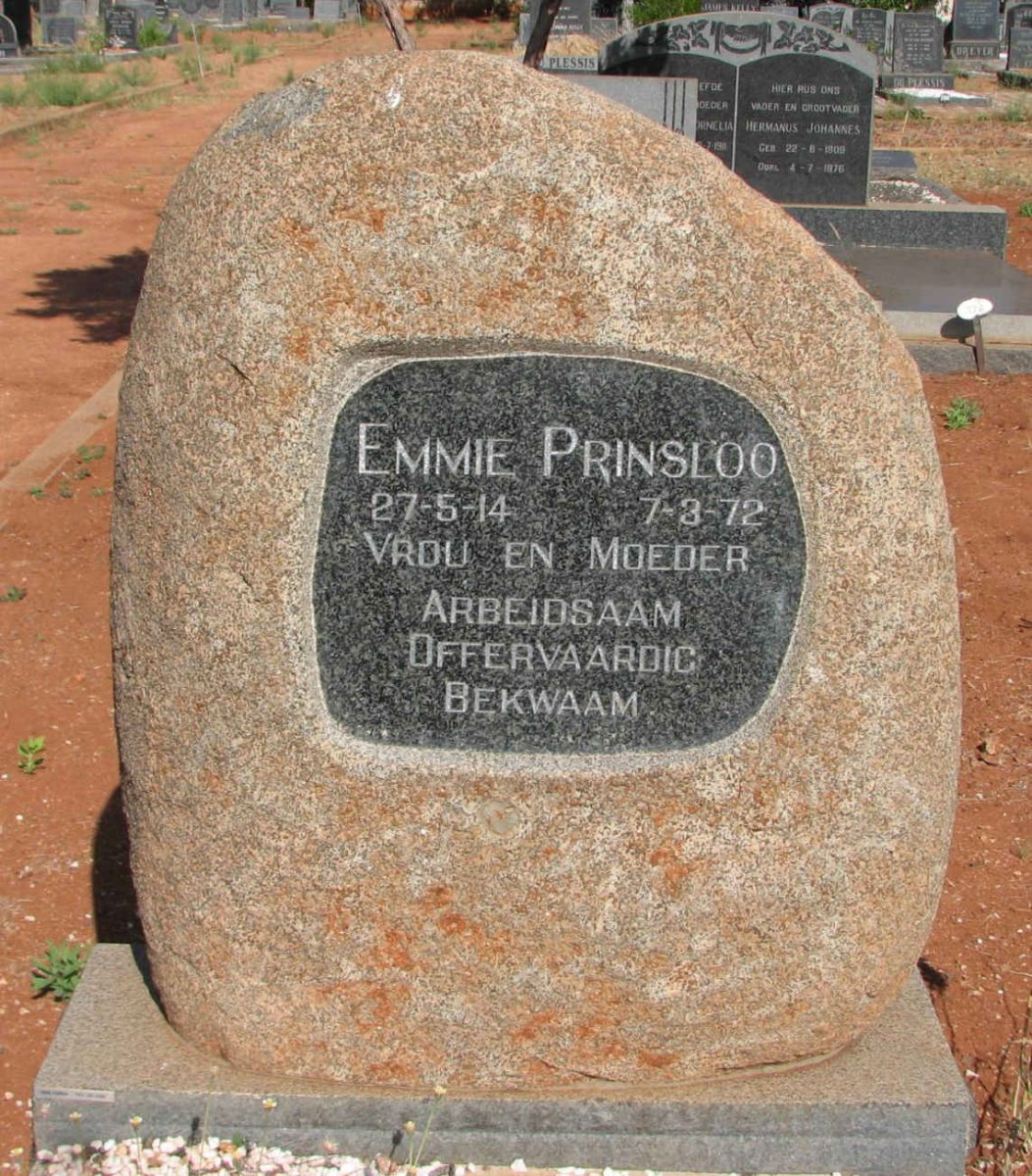 PRINSLOO Emmie 1914-1972