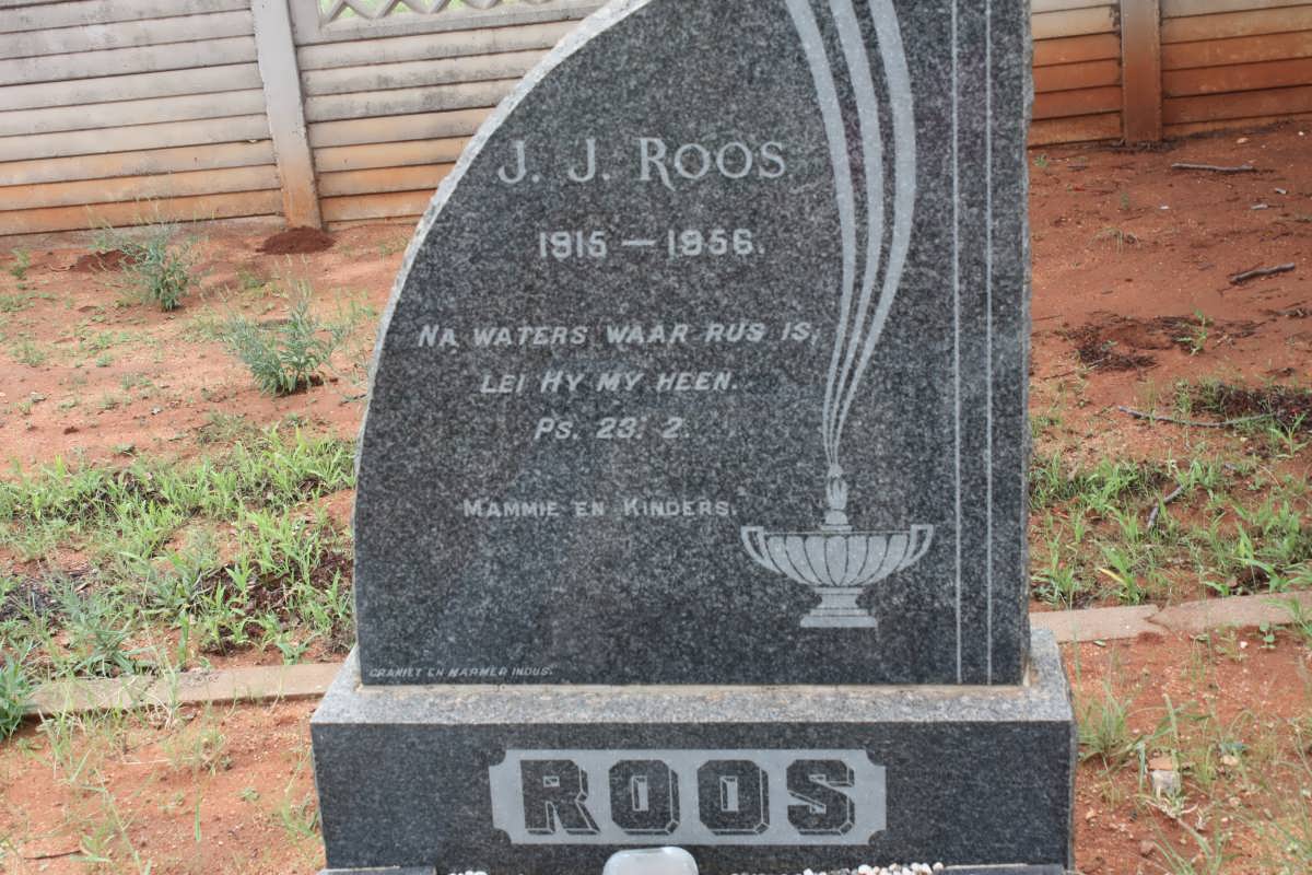 ROOS J.J. 1915-1956