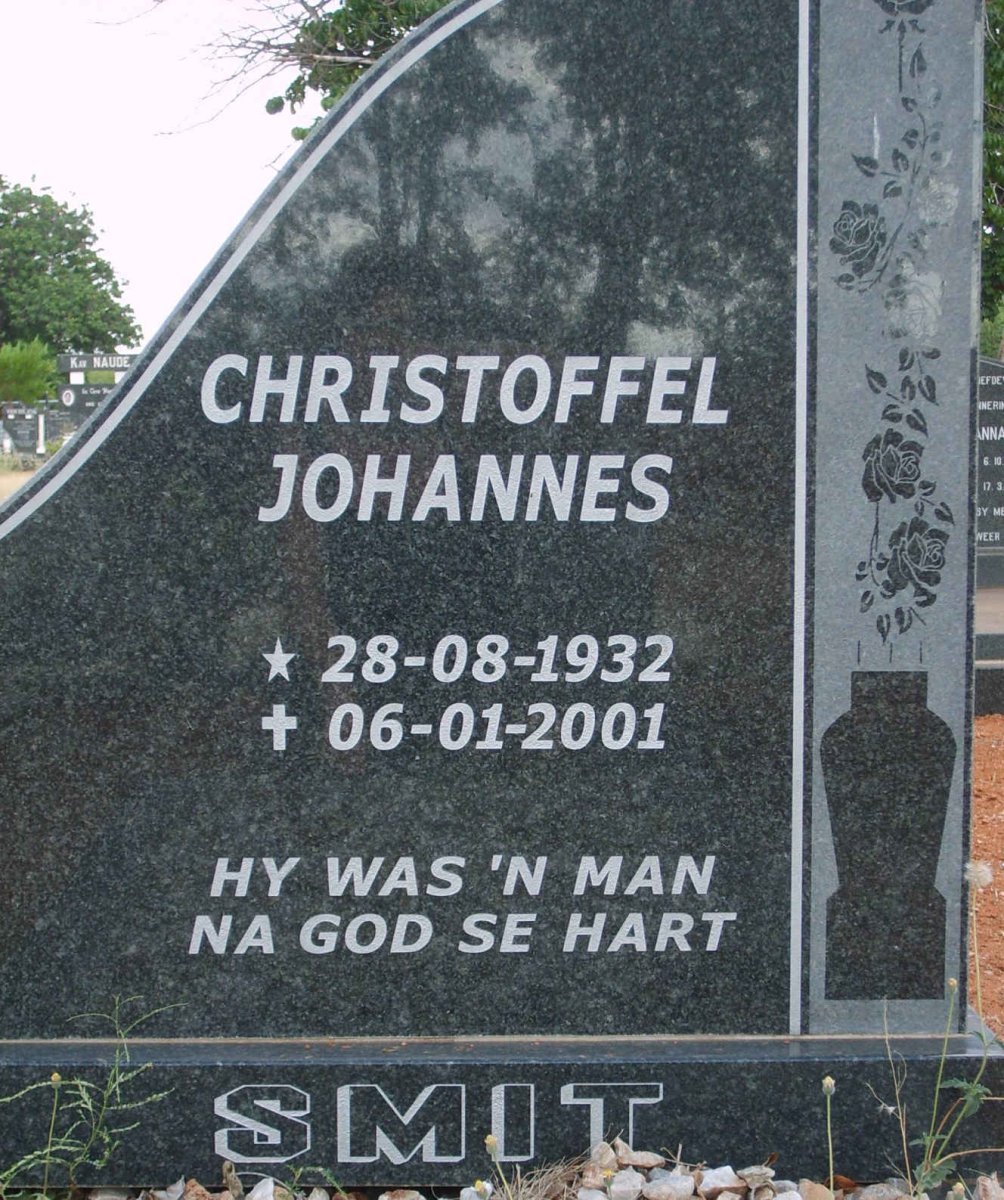 SMIT Christoffel Johannes 1932-2001