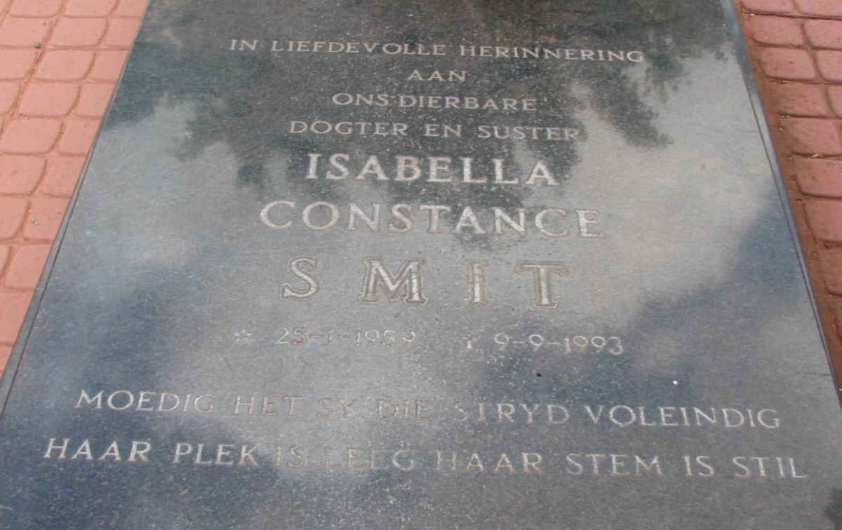SMIT Isabella Constance 1959-1993