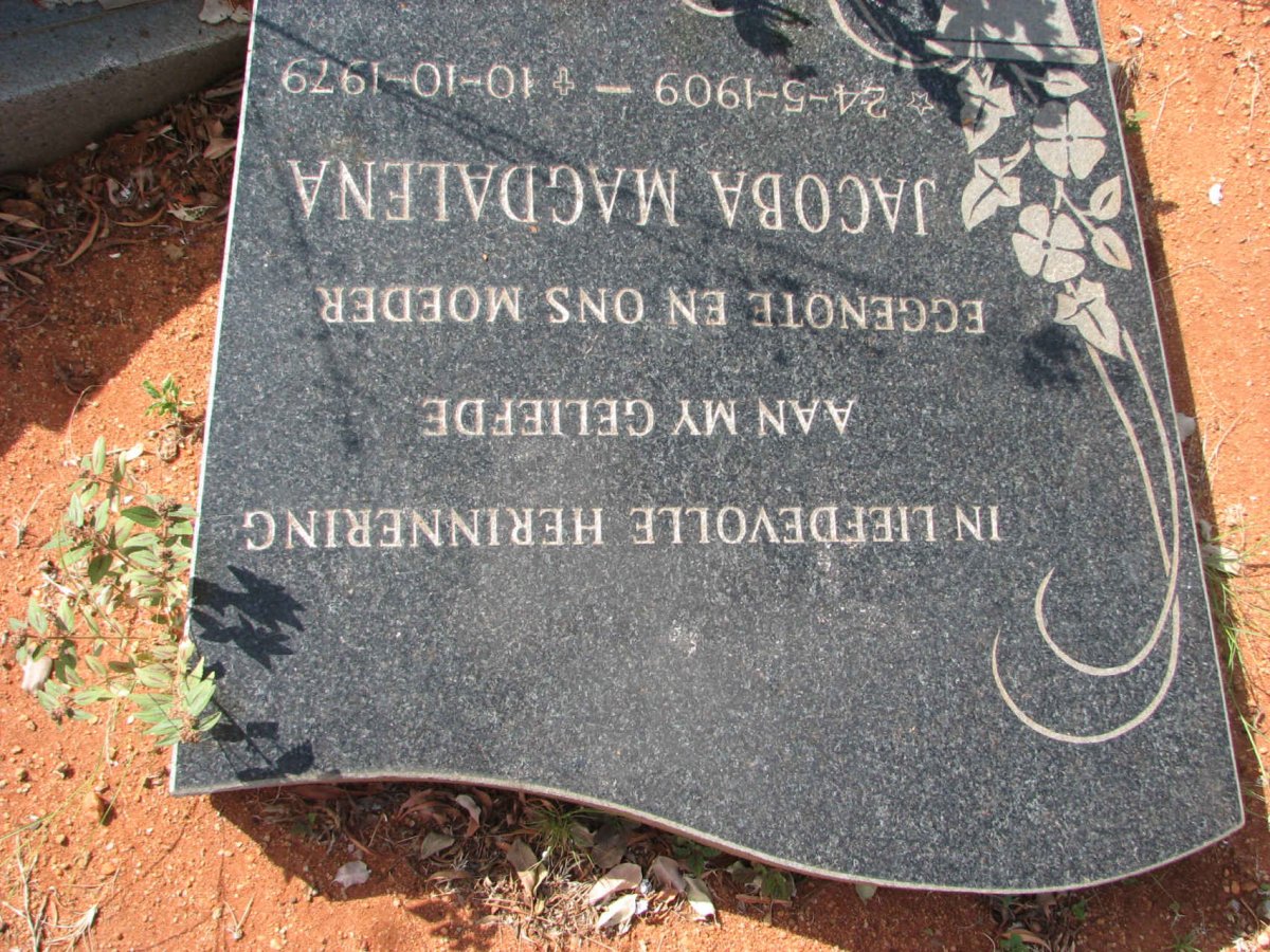 TALJAARDT Jacoba Magdalena 1909-1979