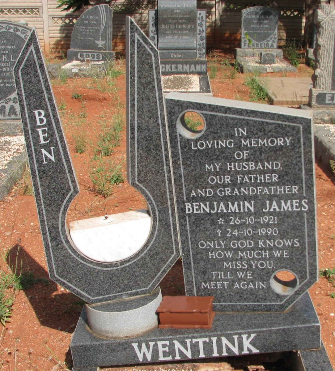 WENTINK Benjamin James 1921-1990
