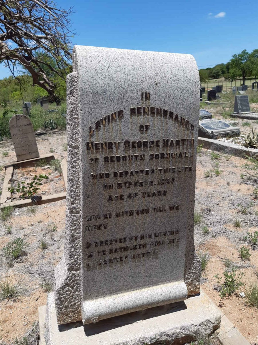 MARTIN Henry George -1927