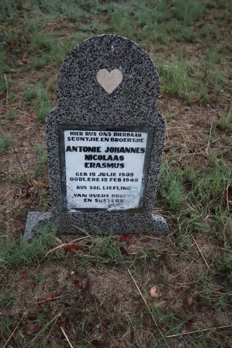 ERASMUS Antonie Johannes Nicolaas 1939-1940