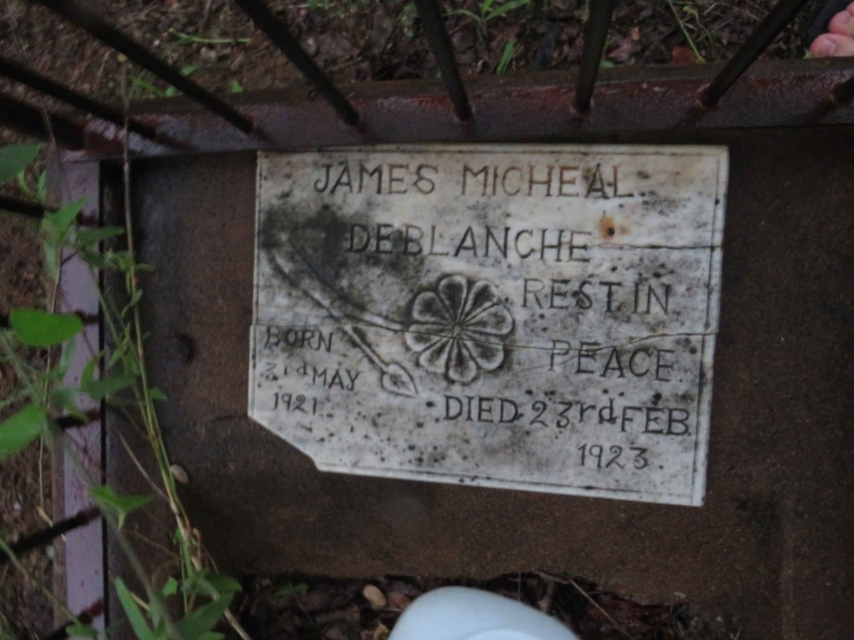 BLANCHE James Micheal, de 1921-1923