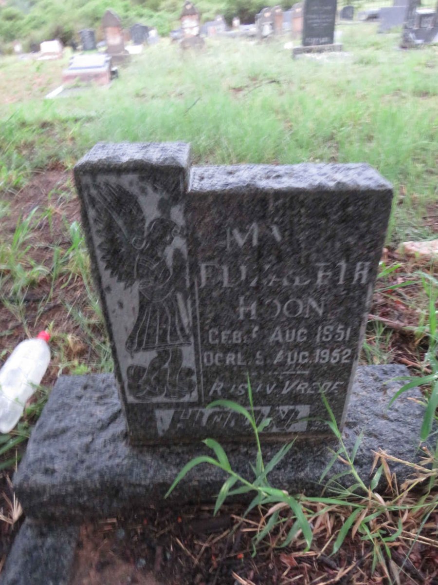 HOON Ma? Elizabeth 1951-1952