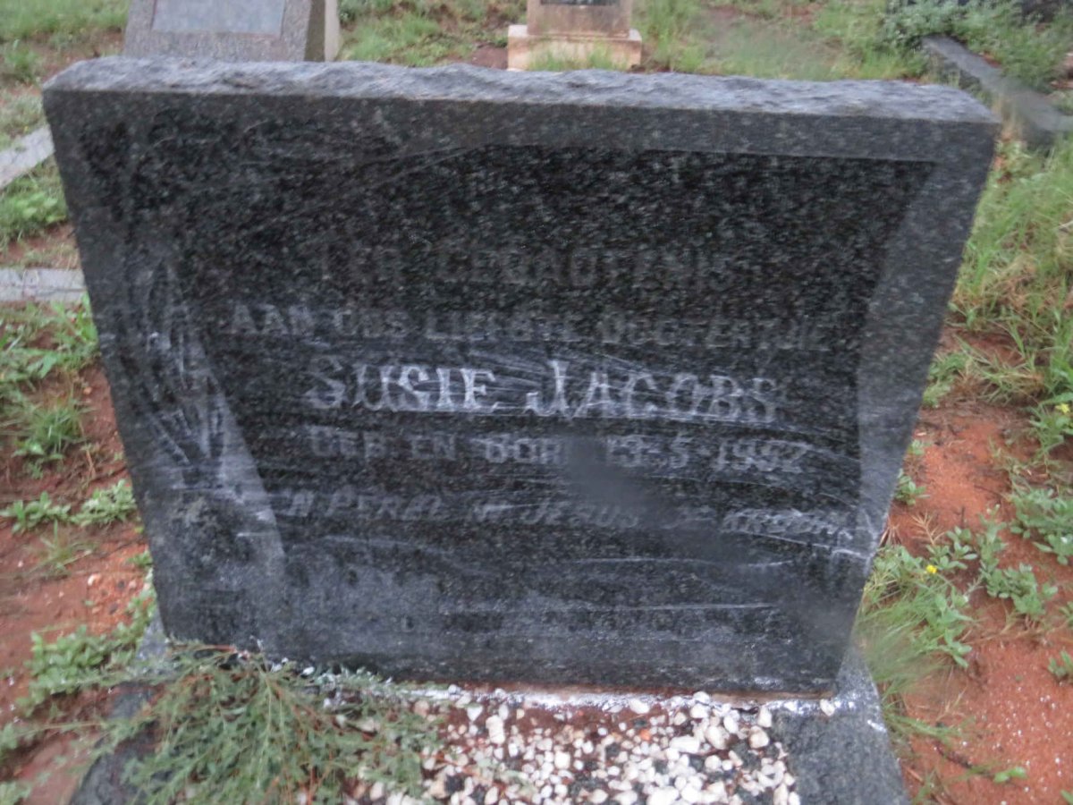 JACOBS Susie 1952-1952