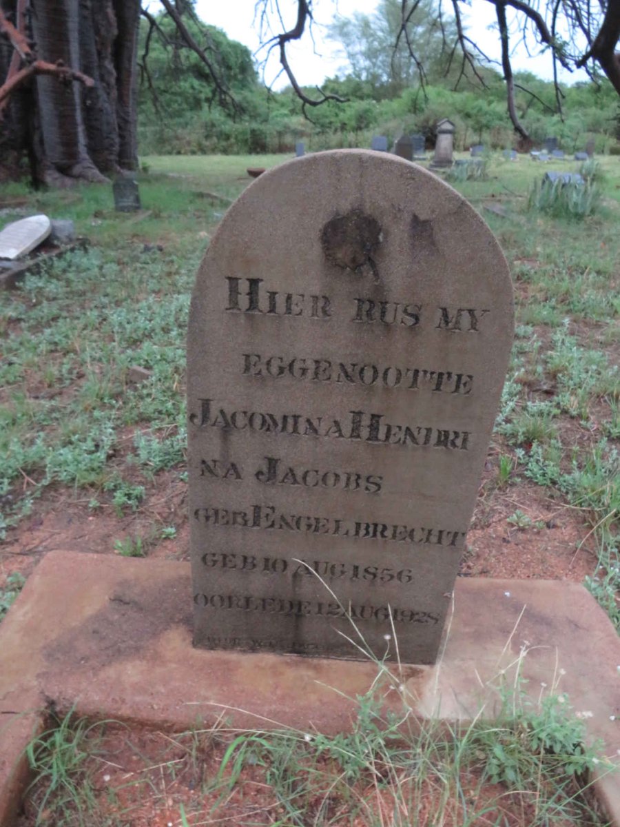 JACOBS Jacomina Hendrina nee ENGELBRECHT 1856-1928