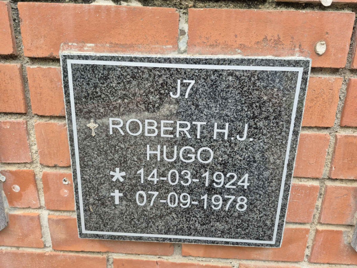 HUGO Robert H.J. 1924-1978